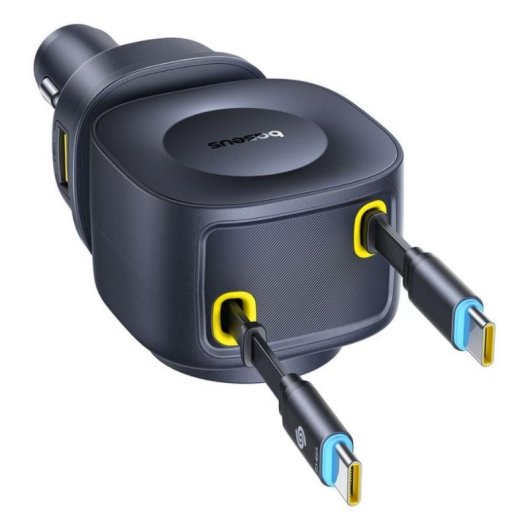 Cargador Baseus PrimeTrip VR2 Max Auto 100W 4 Puertos USB-C Negro