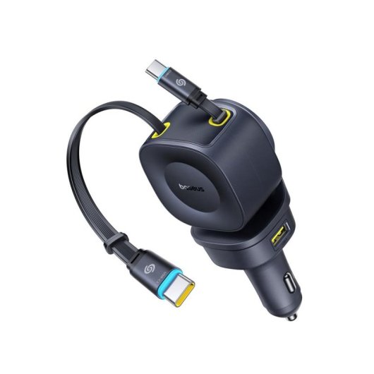 Cargador Baseus PrimeTrip VR2 Max Auto 100W 4 Puertos USB-C Negro