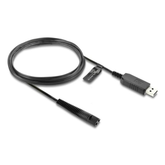 Cabo USB A a 2 pinos Delock 1 m para barbeiros Braun Series