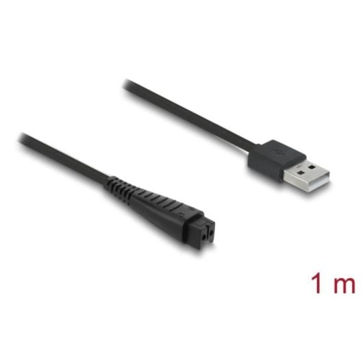 Cabo USB DeLOCK 1,5 m para barbeiros Panasonic ES-LV97 e ES-LA63