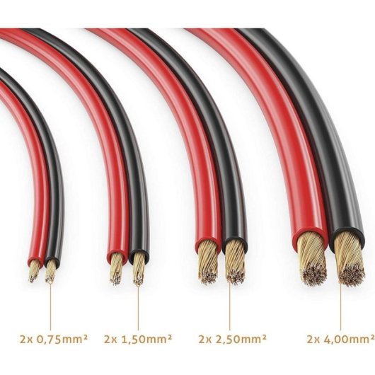 Cable Audio Sonero S-SC2400RB-10 10 m Aluminio Cobre Noir Rouge