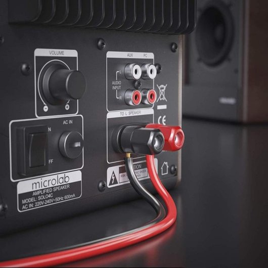 Cable Audio Sonero S-SC2400RB-10 10 m Aluminio Cobre Noir Rouge