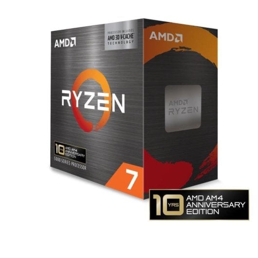 Procesador AMD Ryzen 7 5800X3D 8 Núcleos 3,4 GHz Base 4,5 GHz Turbo 96 MB Caché L3