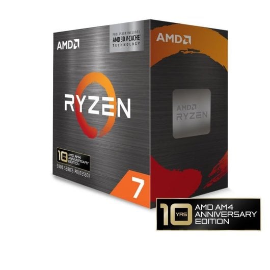 Procesador AMD Ryzen 7 5800X3D 8 Núcleos 3,4 GHz Base 4,5 GHz Turbo 96 MB Caché L3
