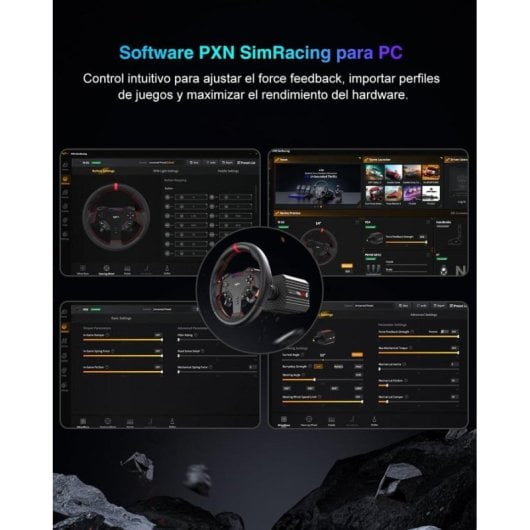 Base de Volante PXN VD6 Direct Drive 6 Nm PC Windows
