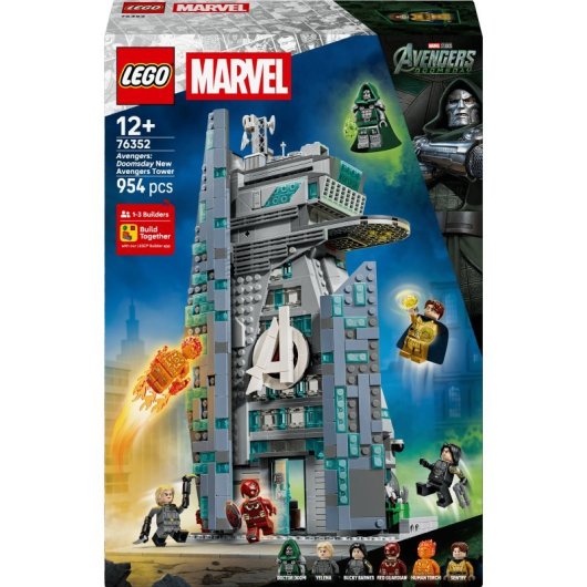 LEGO Marvel Nueva Torre Vengadores Doomsday 76352 954 piezas