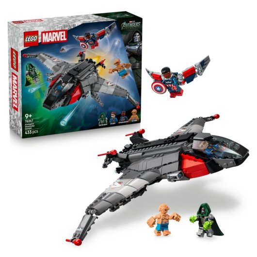 LEGO Marvel Quinjet de Avengers Doomsday 76347 433 stukjes