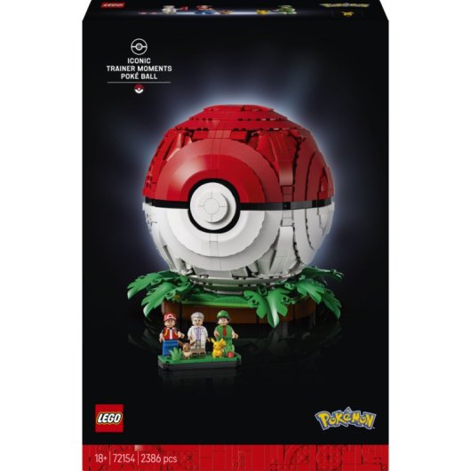 LEGO Pokémon Poké Ball Grandes Moments du Dresseur 72154 2386 pièces