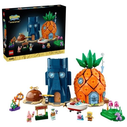 LEGO Icons Bob l'Eponge Carré Bikini Bottom 11386 1794 pièces