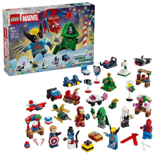 LEGO Marvel Calendario de Adviento 76340 317 piezas