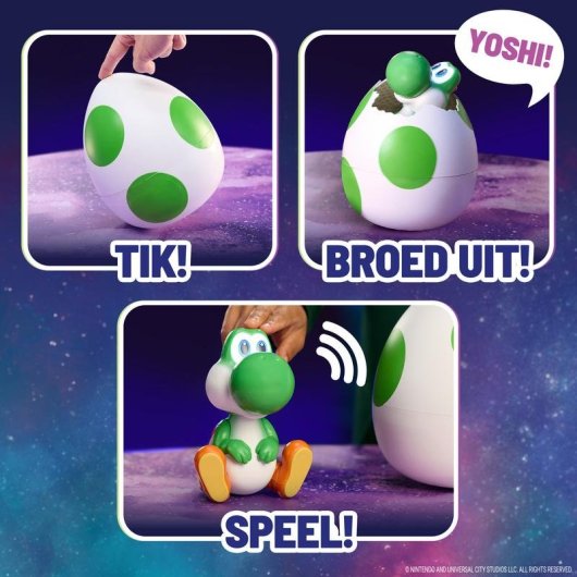 Robô de Entretenimento Yoshi Interativo com Luzes e Sons Super Mario Galaxy