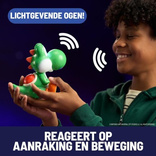 Robô de Entretenimento Yoshi Interativo com Luzes e Sons Super Mario Galaxy
