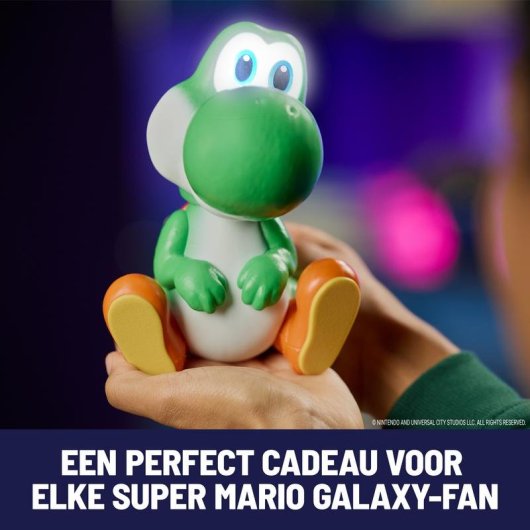 Robô de Entretenimento Yoshi Interativo com Luzes e Sons Super Mario Galaxy