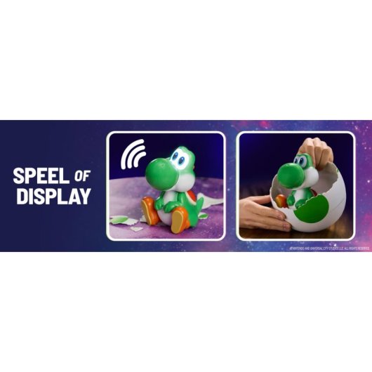 Robô de Entretenimento Yoshi Interativo com Luzes e Sons Super Mario Galaxy