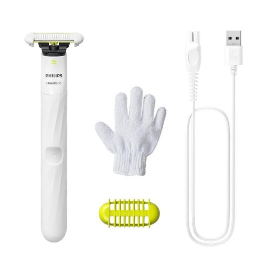 Rasuradora Philips OneBlade QP1924/24 Inalámbrica Cabezal Bikini Seco y Húmedo