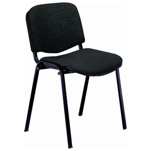 Silla de oficina Unisit Dado S Asiento y respaldo acolchado Negro