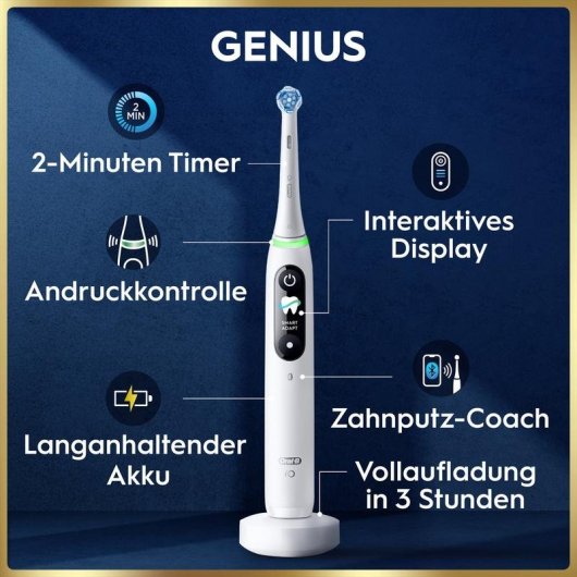 Cepillo de Dientes Oscilante Rotativo Oral-B iO Series9 7 Modos 1 Cabezal Sensor Presión