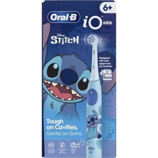 Oszillierende Kinderzahnbürste Oral-B iO Kids Disney Stitch 3 Modi 1 Bürstenkopf Timer