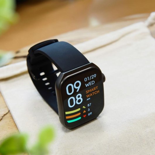 Akashi ALTSWATAMLD Bluetooth AMOLED 1,96" Preto Bracelete Única 5 Dias Autonomia