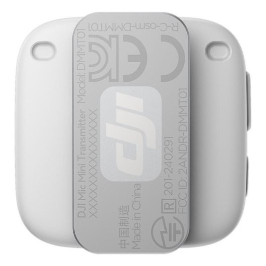 Microfone DJI CP.RN.00000430.01 transmissor sem fios branco 400 m bateria Li-Ion