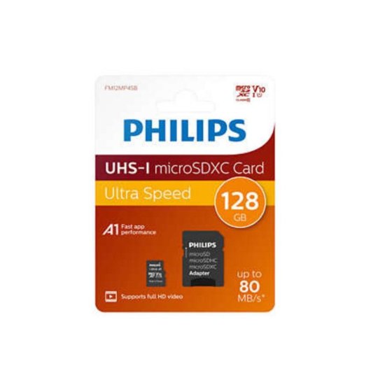 Memoria flash Philips FM12MP45B/10 128 GB MicroSDXC Clase 10 UHS-I