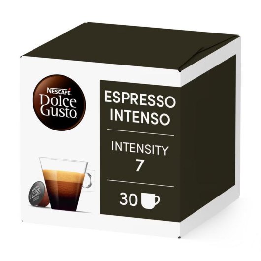 Cápsulas Nescafé Dolce Gusto Espresso Intenso 30 tazas