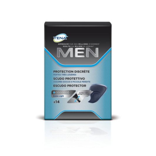 Compresse pour incontinence TENA Men protecteur masculin 14 pièces