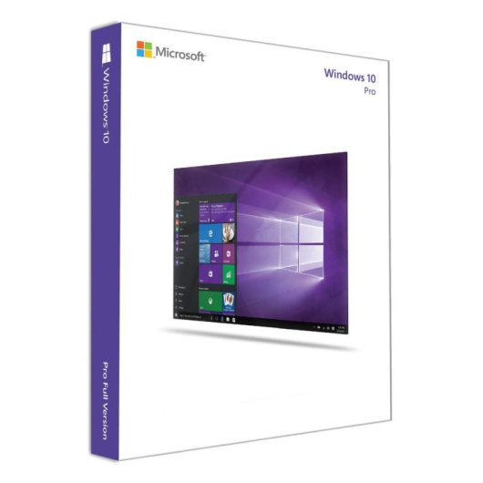 Licencia Microsoft Windows 10 Pro FPP DVD 1 usuario Inglés