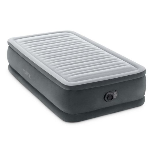 Matelas Individuel Intex DuraBeam Comfort-Plush Elevated avec Pompe à Air Intégrée