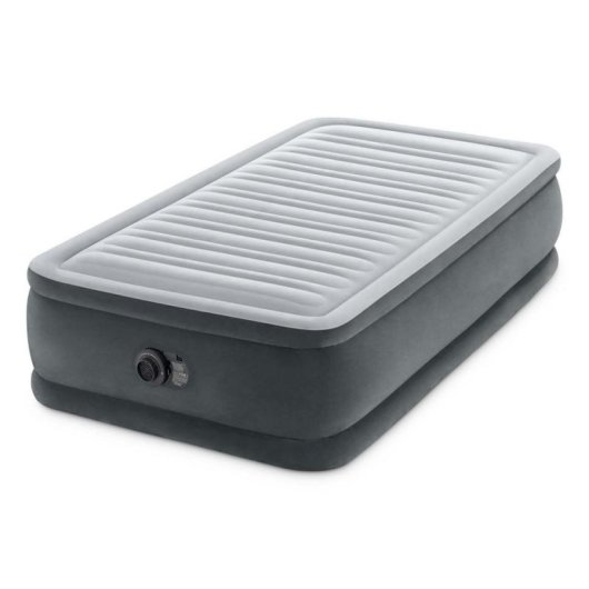 Matelas Individuel Intex DuraBeam Comfort-Plush Elevated avec Pompe à Air Intégrée