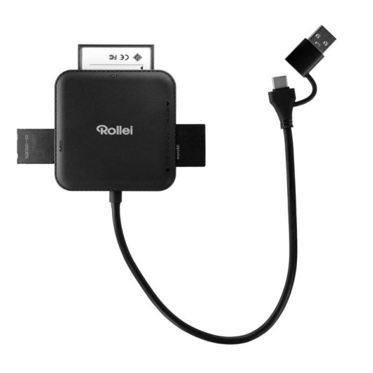 Kartenleser Rollei 25102 USB 3.0 Type-A/Type-C Schwarz