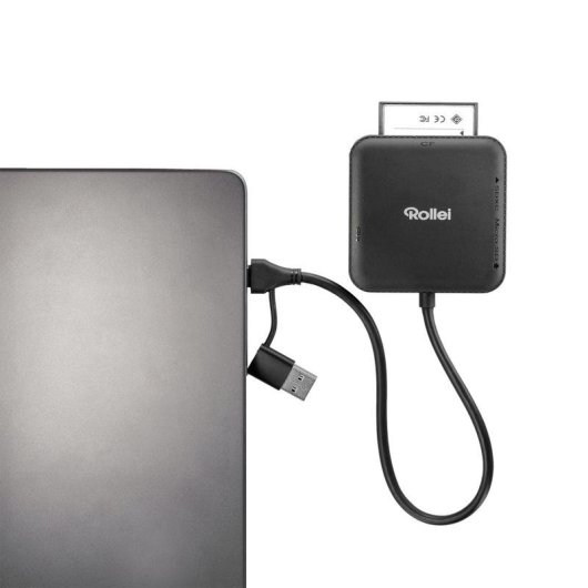 Kartenleser Rollei 25102 USB 3.0 Type-A/Type-C Schwarz