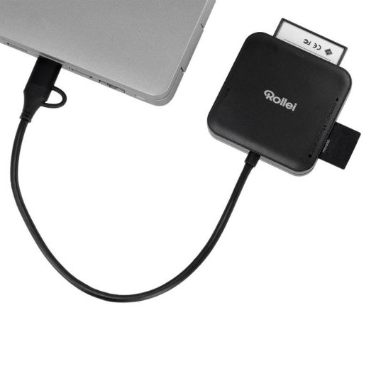 Kartenleser Rollei 25102 USB 3.0 Type-A/Type-C Schwarz
