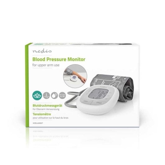 Tensiómetro Nedis HCBL400WT Automático para Brazo Blanco