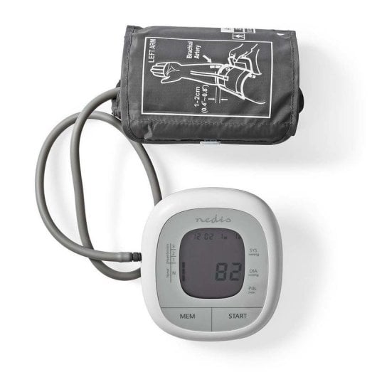 Tensiómetro Nedis HCBL400WT Automático para Brazo Blanco