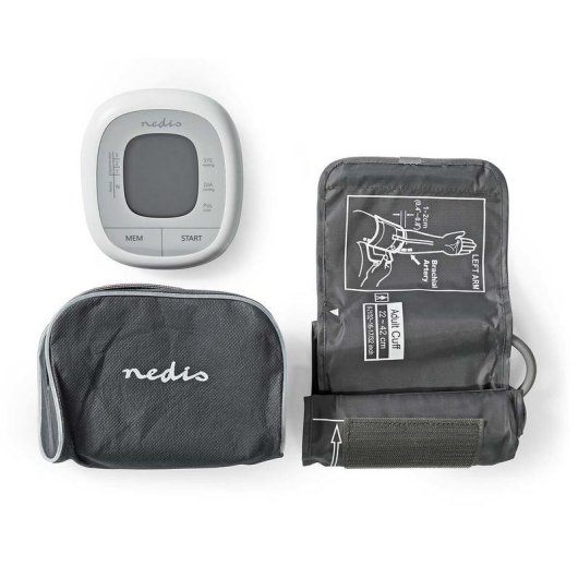 Tensiómetro Nedis HCBL400WT Automático para Brazo Blanco