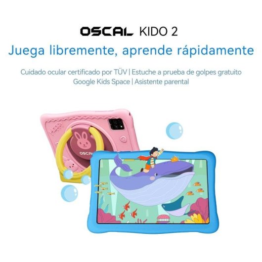Tablet OSCAL KIDO 2 WiFi 10,1" 4GB 64GB Azul