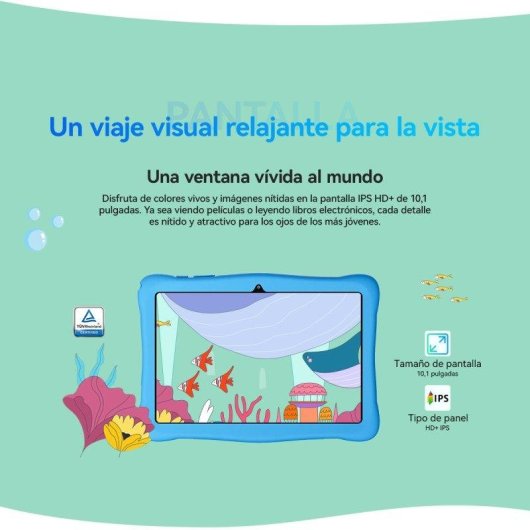Tablet OSCAL KIDO 2 WiFi 10,1" 4GB 64GB Azul