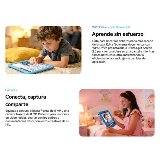 Tablet OSCAL KIDO 2 WiFi 10,1" 4GB 64GB Azul