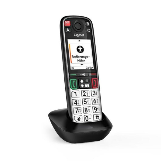 Téléphone Gigaset EASY 500HX DECT/Analogique Sans Fil avec Haut-parleur et 200 Entrées