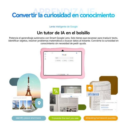 Tablet OSCAL KIDO 2 WiFi 10,1" 4GB 64GB Rosa