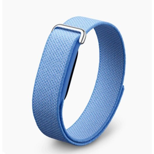 Pulseira de Atividade Google Fitbit Air Bluetooth Preto Lavanda 7 dias Monitor Cardíaco SpO2