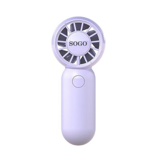 Ventilatore a mano portatile ricaricabile Sogo 500 mAh 10.400 rpm viola
