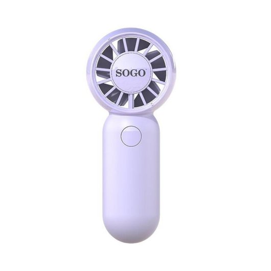 Ventilatore a mano portatile ricaricabile Sogo 500 mAh 10.400 rpm viola