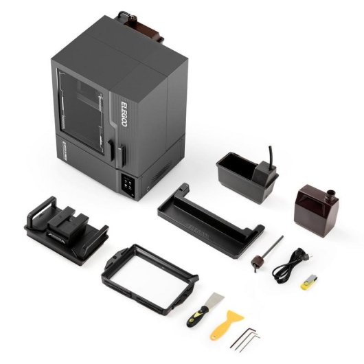Impresora 3D Elegoo Jupiter 2 Estereolitografía Wifi USB Ventana de visión