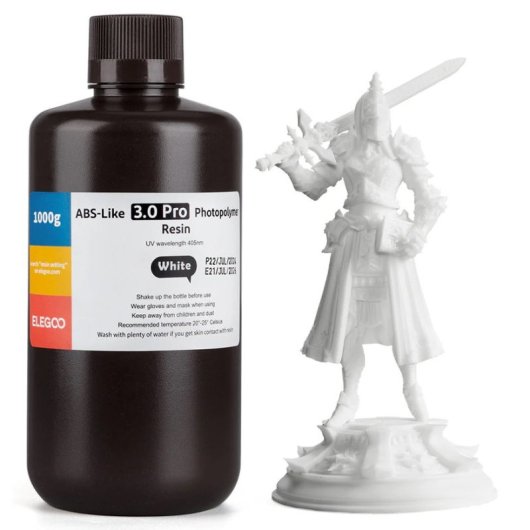 Elegoo ABS-Like resina 3.0 Pro 1000g Blanca