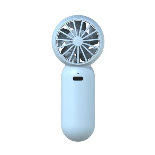 Mini Ventilador de Mano SOGO VEN-SS-21145-BL 3W 3 Velocidades Motor BLDC Recargable Azul