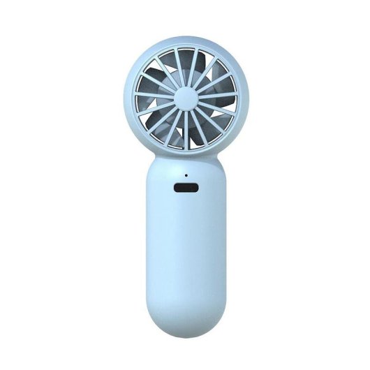 Mini Ventilador de Mano SOGO VEN-SS-21145-BL 3W 3 Velocidades Motor BLDC Recargable Azul