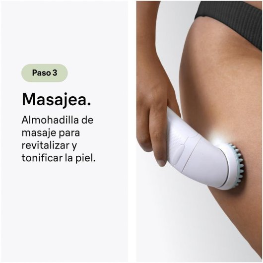Depiladora Eléctrica Braun Silk-épil 7 7-081 Inalámbrica 2 Velocidades 6 Cabezales Seco y Húmedo