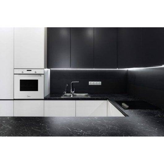 Horno Multifunción Midea MBON5M90E5-WH 70L 60cm Limpieza Manual A Grill Blanco